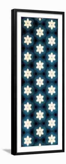 Floral Blue Glow-Jace Grey-Framed Premium Giclee Print