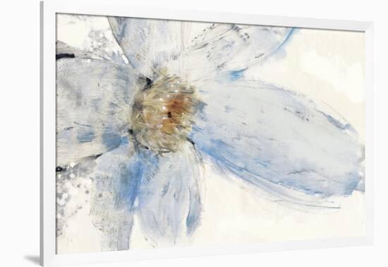 Floral Blue I-Tim O'toole-Framed Art Print