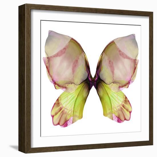 Floral Butterfly 2-Emma Catherine Debs-Framed Art Print