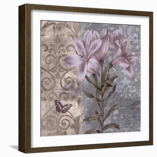 Floral Butterfly II-Emma Hill-Framed Giclee Print