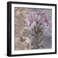 Floral Butterfly II-Emma Hill-Framed Giclee Print