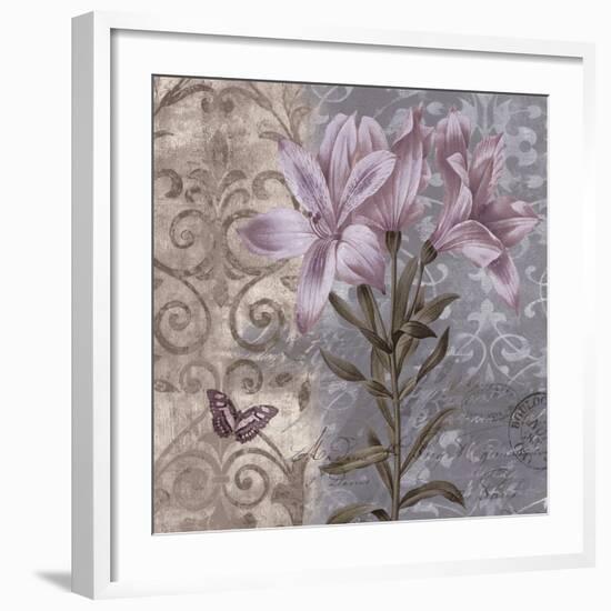 Floral Butterfly II-Emma Hill-Framed Giclee Print