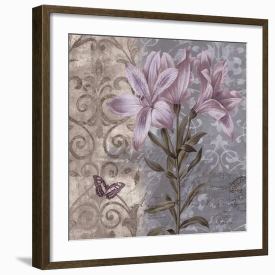 Floral Butterfly II-Emma Hill-Framed Giclee Print