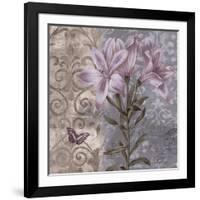 Floral Butterfly II-Emma Hill-Framed Giclee Print