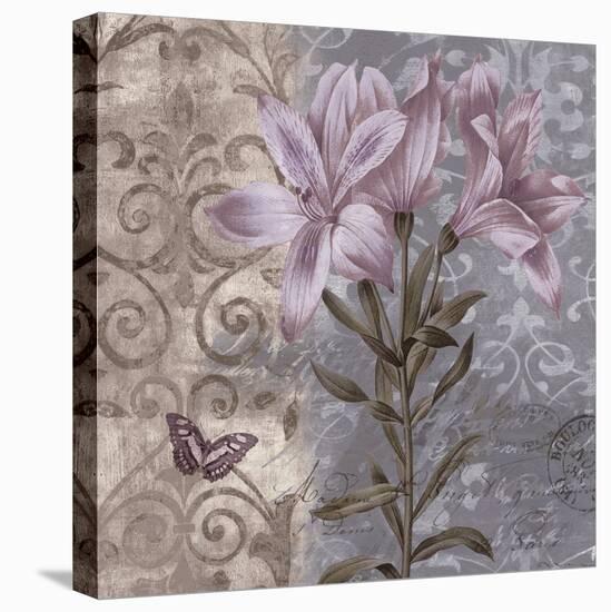 Floral Butterfly II-Emma Hill-Stretched Canvas