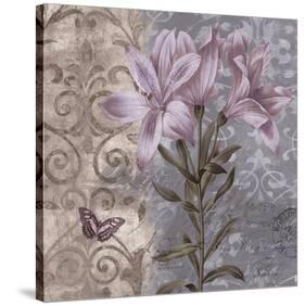 Floral Butterfly II-Emma Hill-Stretched Canvas