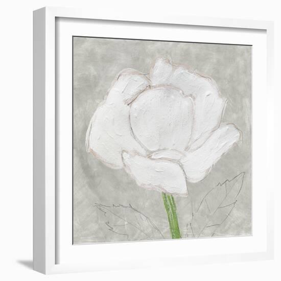 Floral Calm - Peaceful-Belle Poesia-Framed Giclee Print