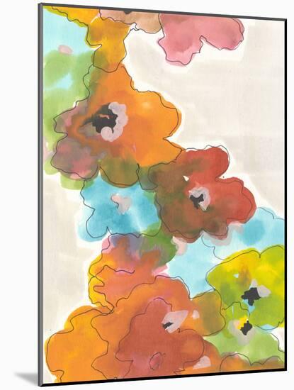 Floral Cascade II-Jodi Fuchs-Mounted Art Print