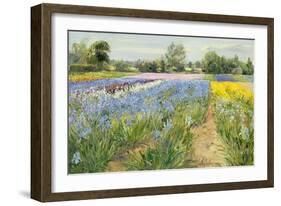 Floral Chessboard, 1995-Timothy Easton-Framed Giclee Print