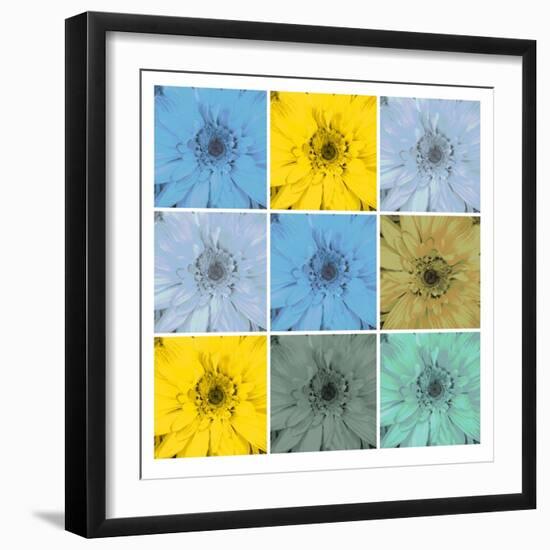 Floral Collage II-Herb Dickinson-Framed Photographic Print