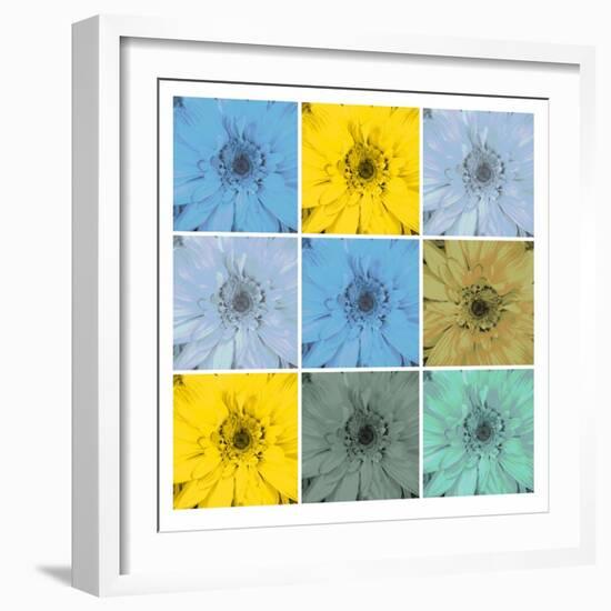 Floral Collage II-Herb Dickinson-Framed Photographic Print