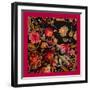 FLORAL COLLAGE-Linda Arthurs-Framed Giclee Print