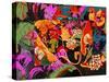 Floral Collage-Linda Arthurs-Stretched Canvas