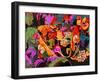 Floral Collage-Linda Arthurs-Framed Giclee Print