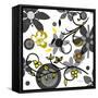 Floral Collision-Ruth Palmer-Framed Stretched Canvas