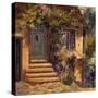 Floral Cottage-Allayn Stevens-Stretched Canvas