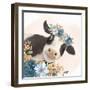 Floral Cow-Kimberly Allen-Framed Art Print