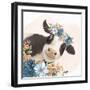 Floral Cow-Kimberly Allen-Framed Art Print