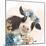 Floral Cow-Kimberly Allen-Mounted Art Print