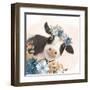 Floral Cow-Kimberly Allen-Framed Art Print