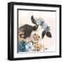 Floral Cow-Kimberly Allen-Framed Art Print