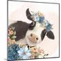 Floral Cow-Kimberly Allen-Mounted Art Print