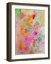 Floral Crackle-Ruth Palmer-Framed Art Print