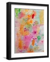 Floral Crackle-Ruth Palmer-Framed Art Print