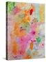 Floral Crackle-Ruth Palmer-Stretched Canvas