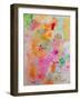 Floral Crackle-Ruth Palmer-Framed Art Print