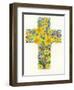 Floral Cross I, 1998-Linda Benton-Framed Premium Giclee Print