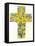 Floral Cross I, 1998-Linda Benton-Framed Stretched Canvas