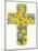 Floral Cross I, 1998-Linda Benton-Mounted Giclee Print