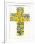 Floral Cross I, 1998-Linda Benton-Framed Giclee Print