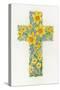 Floral Cross II, 2000-Linda Benton-Stretched Canvas