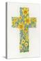 Floral Cross II, 2000-Linda Benton-Stretched Canvas