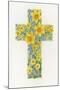 Floral Cross II, 2000-Linda Benton-Mounted Giclee Print