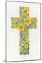 Floral Cross II, 2000-Linda Benton-Mounted Premium Giclee Print