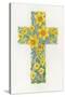 Floral Cross II, 2000-Linda Benton-Stretched Canvas