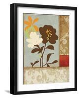 Floral Damask I-Andrew Michaels-Framed Art Print