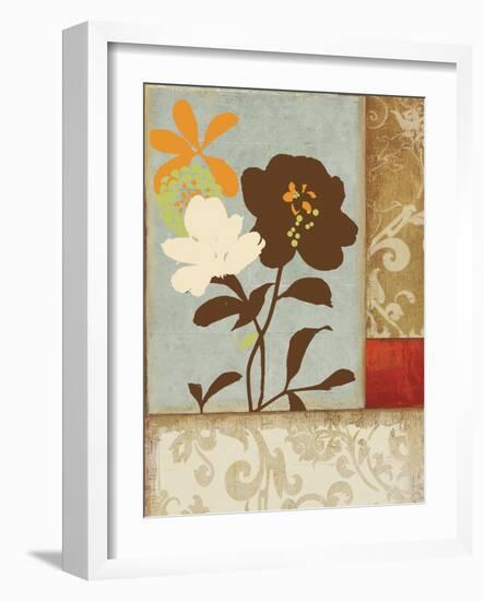 Floral Damask I-Andrew Michaels-Framed Art Print