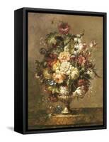 Floral Decadence-John Cho-Framed Stretched Canvas