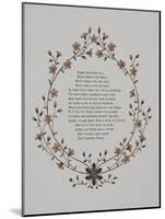 Floral Decoration and a Verse. Illustration From London Town'-Thomas Crane-Mounted Giclee Print