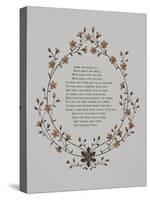 Floral Decoration and a Verse. Illustration From London Town'-Thomas Crane-Stretched Canvas