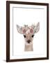 Floral Deer-Leah Straatsma-Framed Art Print