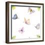 Floral Delight Pattern II-Kathleen Parr McKenna-Framed Art Print