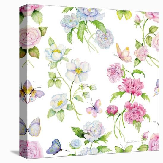 Floral Delight Pattern III-Kathleen Parr McKenna-Stretched Canvas
