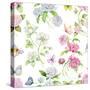 Floral Delight Pattern III-Kathleen Parr McKenna-Stretched Canvas