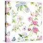 Floral Delight Pattern III-Kathleen Parr McKenna-Stretched Canvas