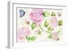 Floral Delight VI Butterflies-Kathleen Parr Mckenna-Framed Art Print